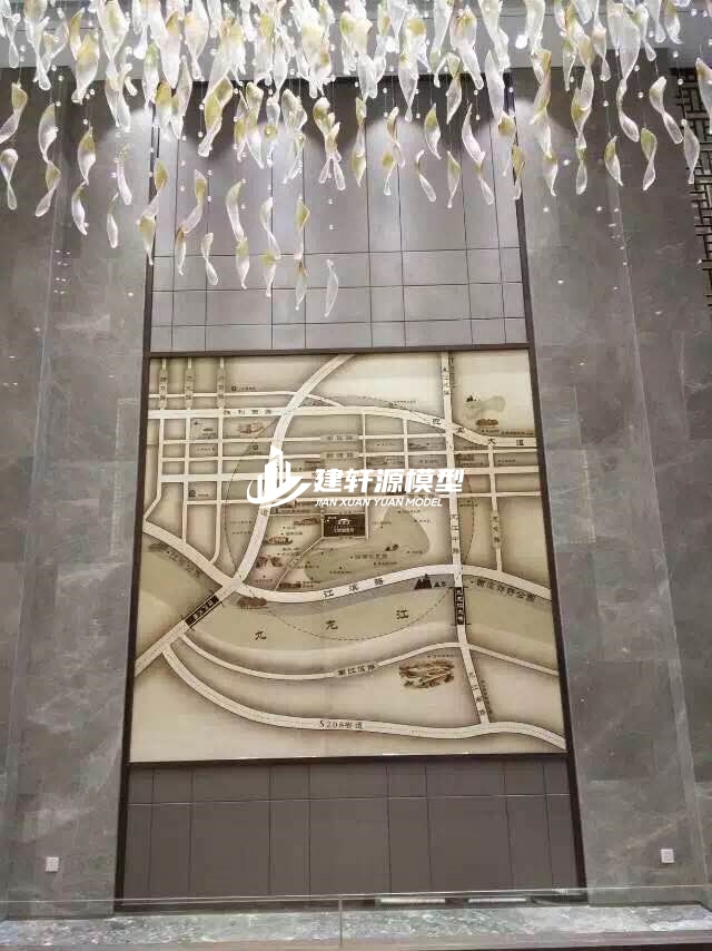 永清木质壁挂模型